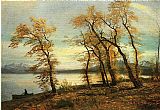 Lake Canvas Paintings - Lake Mary California